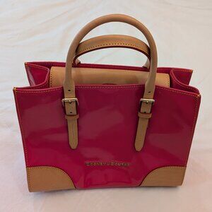 Dooney & Bourke Patent Janine Satchel Pink Leather New